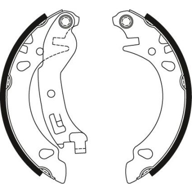 40 461 029 Bremsbacken FIAT Panda 03 GS8473 40 461 029 Bremsbacken FIAT Panda 03 GS8473