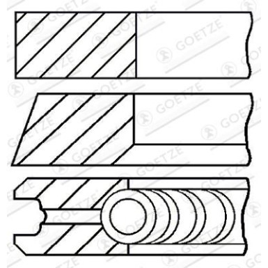 Audi Tonringe 83,00 Std 08-434300-00