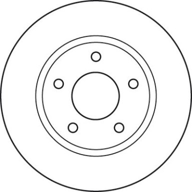Bremsscheibe Mitsubishi P. Lancer 08 DF4933 Bremsscheibe Mitsubishi P. Lancer 08 DF4933