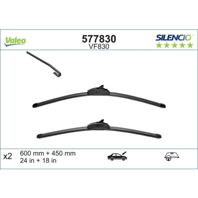 VM830 VALEO Silencio X.TRM Wischer 577830