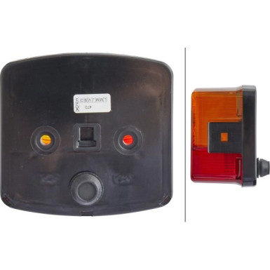 LKW 3K Leuchte ohne Kennzeichenbeleuchtung 2SD 002 776-241