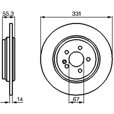 Bremsscheibe HA 0 986 478 995 Bremsscheibe HA 0 986 478 995