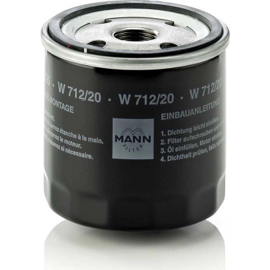 Mann & Hummel Ölfilter PKW W 712/20 Mann & Hummel Ölfilter PKW W 712/20