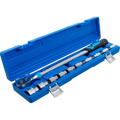 BGS Drehmomentschlüssel-Satz Abtrieb Innenvierkant 12,5 mm (1/2 ) 40 - 200 Nm 11-tlg 2865