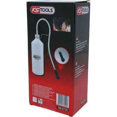 KS TOOLS Flasche zum Auffangen von Bremsflüssigkeit, 1 l 160.0735 KS TOOLS Flasche zum Auffangen von Bremsflüssigkeit, 1 l 160.0735