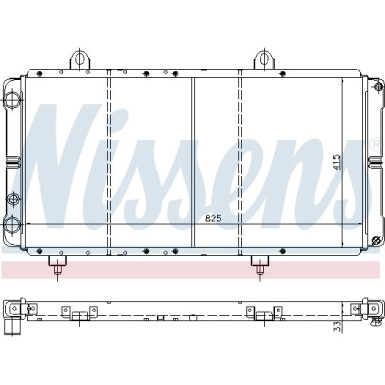 Wasserkühler PKW CITROEN C25, FIAT Ducato 635721