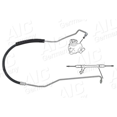 Hydraulikschlauch,Lenkung AUDI,VW 54948