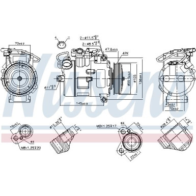 Kompressor PKW BMW E60 520i-535d FIRST FIT 89116