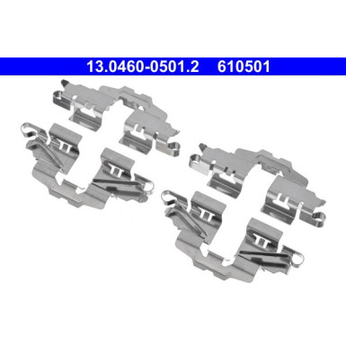ATE Zubehörsatz, Scheibenbremsbelag 13.0460-0501.2 ATE Zubehörsatz, Scheibenbremsbelag 13.0460-0501.2