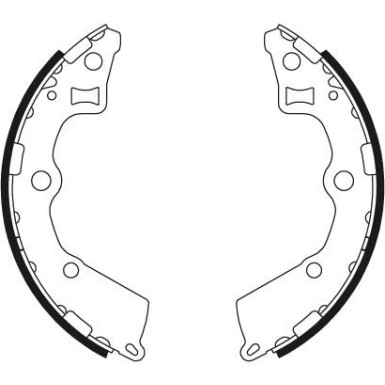 Bremsbacken Kia Picanto 04 91072900 Bremsbacken Kia Picanto 04 91072900
