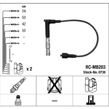 Zündleitungssatz RC-MB203