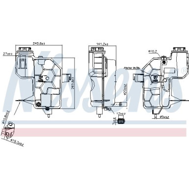 Ausgleichsbehälter Land Rover Range Rover 3.6 TD 02 FIRST FIT 996242 Ausgleichsbehälter Land Rover Range Rover 3.6 TD 02 FIRST FIT 996242
