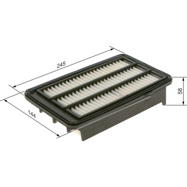 Luftfilter HONDA Civic X,CR-V 15 F 026 400 579