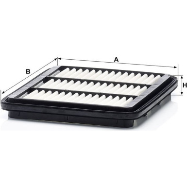 Mann & Hummel Luftfilter PKW CHEVROLET Matiz 05 C 2214