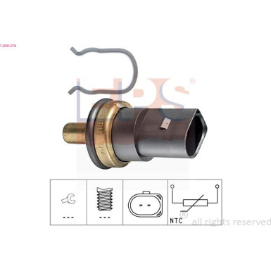Sensor, Kühlmitteltemperatur Made in Italy - OE Equivalent 1.830.278