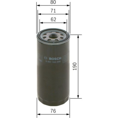 Ölfilter 0 451 103 348