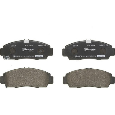 BREMBO Bremsklötze Xtra VA P 28 034X BREMBO Bremsklötze Xtra VA P 28 034X