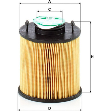 Mann & Hummel Industriefilter U 620/2 y KIT Mann & Hummel Industriefilter U 620/2 y KIT