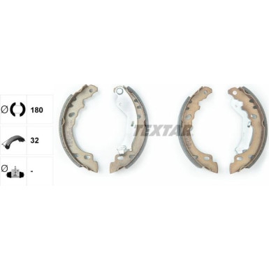 Bremsbacken Fiat Panda 03 91064600 Bremsbacken Fiat Panda 03 91064600