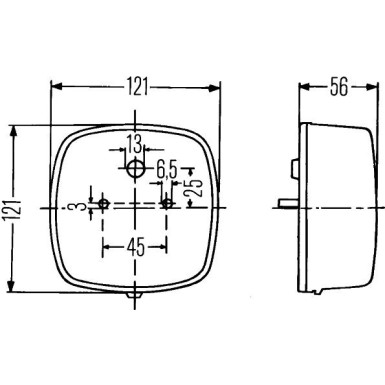 SAW 3K Leuchte m.KZ MITSUBISHI Kenn/Beleucht 2SE 002 578-701