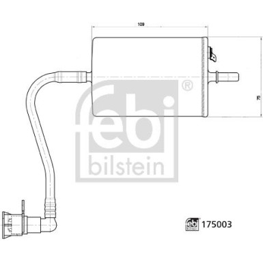 FEBI BILSTEIN Kraftstofffilter 175003