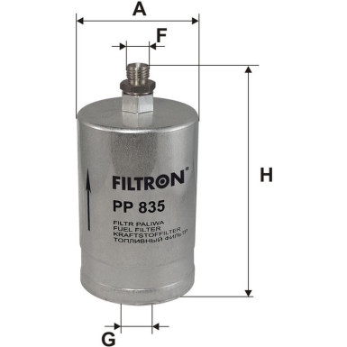 FILTRON Kraftstofffilter PP 835