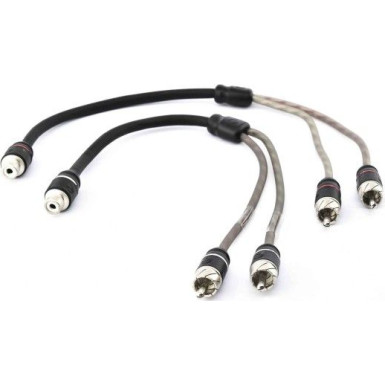 Phonocar 2-Fach geschirmte RCA Audio-Kabel für HI-FI-Systeme 30 cm RCA 2-FACH GESCHIRMTE 30 cm 06028