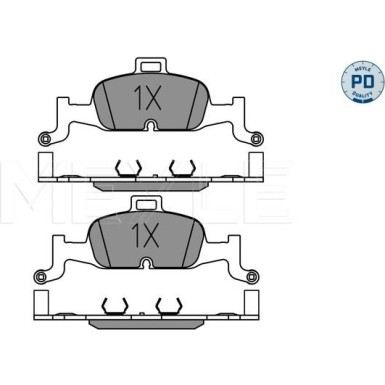 Bremsbelagsatz, Scheibenbremse MEYLE-PD: Advanced performance and design 025 224 0216/PD Bremsbelagsatz, Scheibenbremse MEYLE-PD: Advanced performance and design 025 224 0216/PD