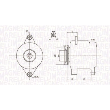 MAGNETI MARELLI Generator 063731615010 MAGNETI MARELLI Generator 063731615010