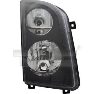 Scheinwerfer R H7/H7 +LWR +MOT SCHWARZ VW CRAFTER 4,06-5,13 7299,507,1