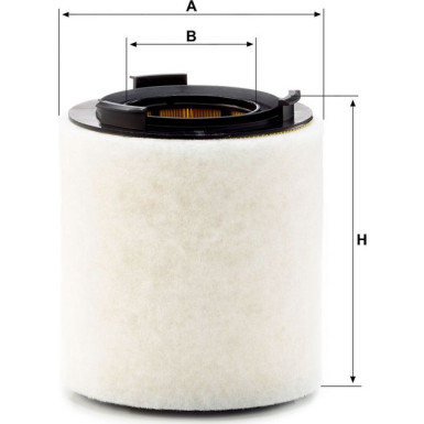 Mann & Hummel Luftfilter PKW AUDI A1,SEAT Ibiza,VW Polo V C 15 008
