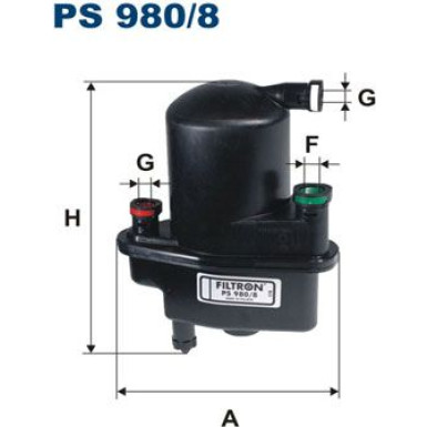 FILTRON Kraftstofffilter PS 980/8