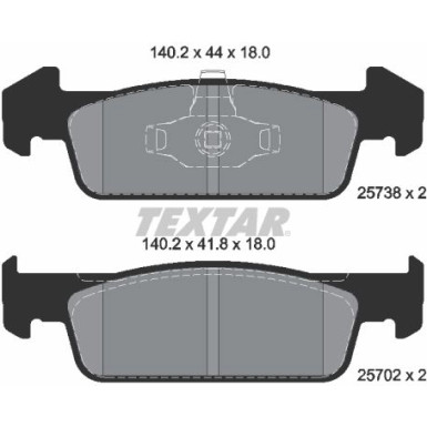 Bremsbelagsatz Dacia P. Logan/Sandero 12- 1.2/1.6B 2573801 Bremsbelagsatz Dacia P. Logan/Sandero 12- 1.2/1.6B 2573801