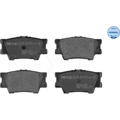Bremsbelagsatz Toyota T. Rav4 Iii 2.0/2.2D-4D 06 MEYLE-ORIGINAL: True to OE 025 243 3815 Bremsbelagsatz Toyota T. Rav4 Iii 2.0/2.2D-4D 06 MEYLE-ORIGINAL: True to OE 025 243 3815