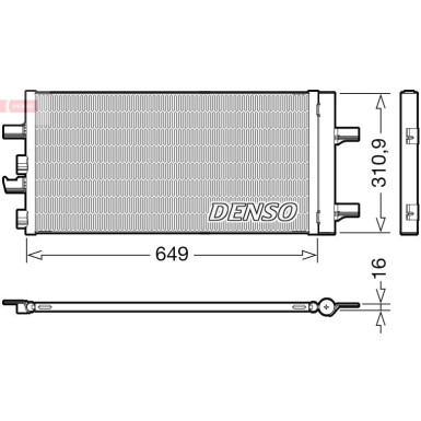DENSO Kondensator, Klimaanlage DCN05104 DENSO Kondensator, Klimaanlage DCN05104