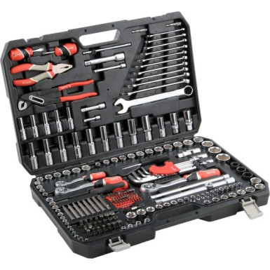Steckschlüsselsatz Xxl Typ2 1/2 + 3/8 + 1/4 225-Tlg YT-38941