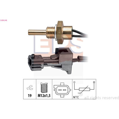 Sensor, Kühlmitteltemperatur 1.830.245