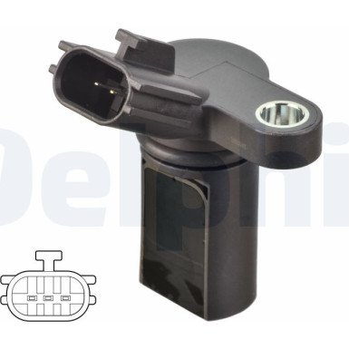 DELPHI Sensor, Nockenwellenposition SS12296-12B1 DELPHI Sensor, Nockenwellenposition SS12296-12B1