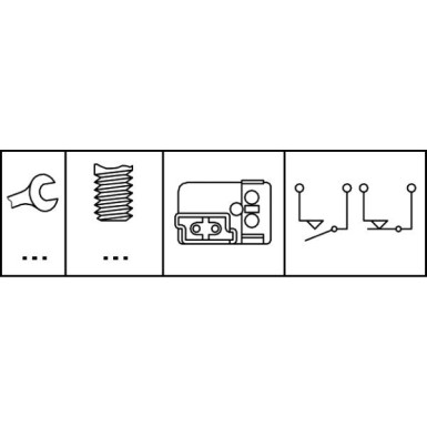 HELLA Bremslichtschalter 6DD 008 622-771 HELLA Bremslichtschalter 6DD 008 622-771