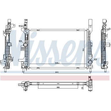 Wasserkühler PKW 606033 Wasserkühler PKW 606033