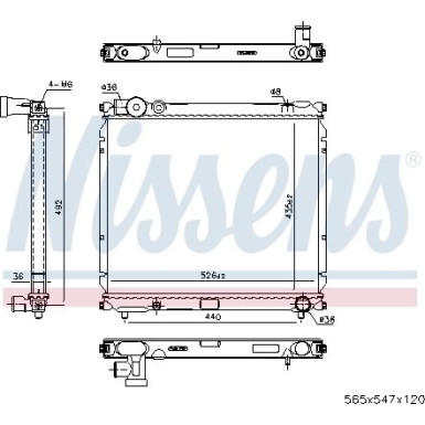 Wasserkühler PKW 64179