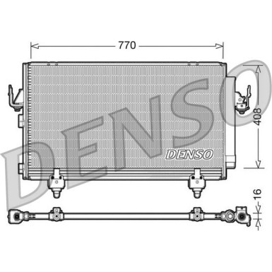 DENSO Klimaanlagenkühler DCN50031 DENSO Klimaanlagenkühler DCN50031