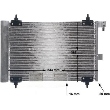Kondensator, Klimaanlage AC 350 000S