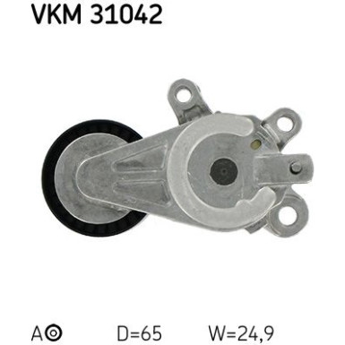 Spannrolle Nebentrieb AUDI A3,SEAT Ibiza,SKODA Octavia VKM 31042 Spannrolle Nebentrieb AUDI A3,SEAT Ibiza,SKODA Octavia VKM 31042