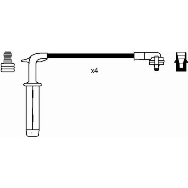 NGK Zündleitungssatz 8571