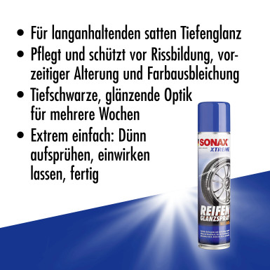 Sonax Xtreme Reifen Glanz Spray 400ml XTREME ReifenGlanzSpray 02353000