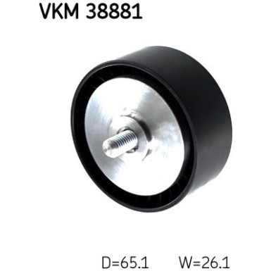 Multi-V-Spannrolle VKM 38881