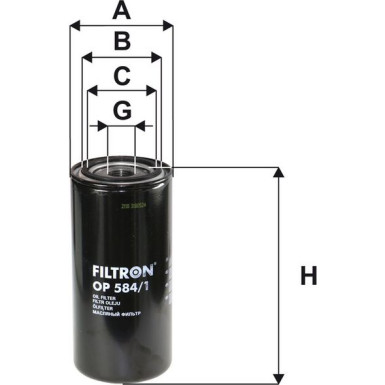 FILTRON Ölfilter OP 584/1 FILTRON Ölfilter OP 584/1
