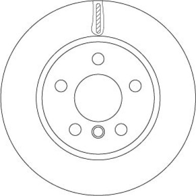22 481 012 Bremsscheibe VA DF6799 22 481 012 Bremsscheibe VA DF6799