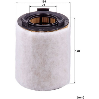 Mann & Hummel Luftfilter PKW AUDI A1,SEAT Ibiza,VW Polo V C 15 008